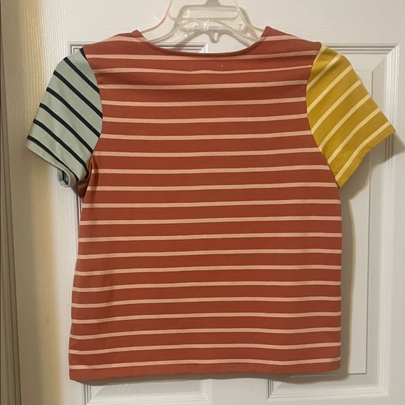 Madewell Multicolor Striped Short Sleeve Tee - Picture 2 of 7